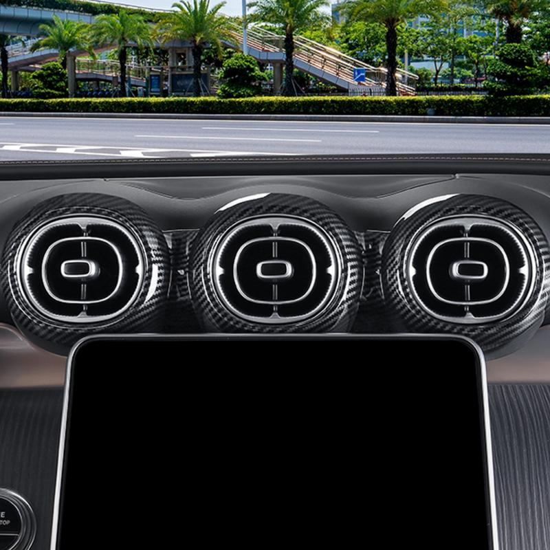 RHD! LHD! For Mercedes-Benz GLC X254 C254 -2024 Car Accessories ABS Interior Air Vent Outlet Cover