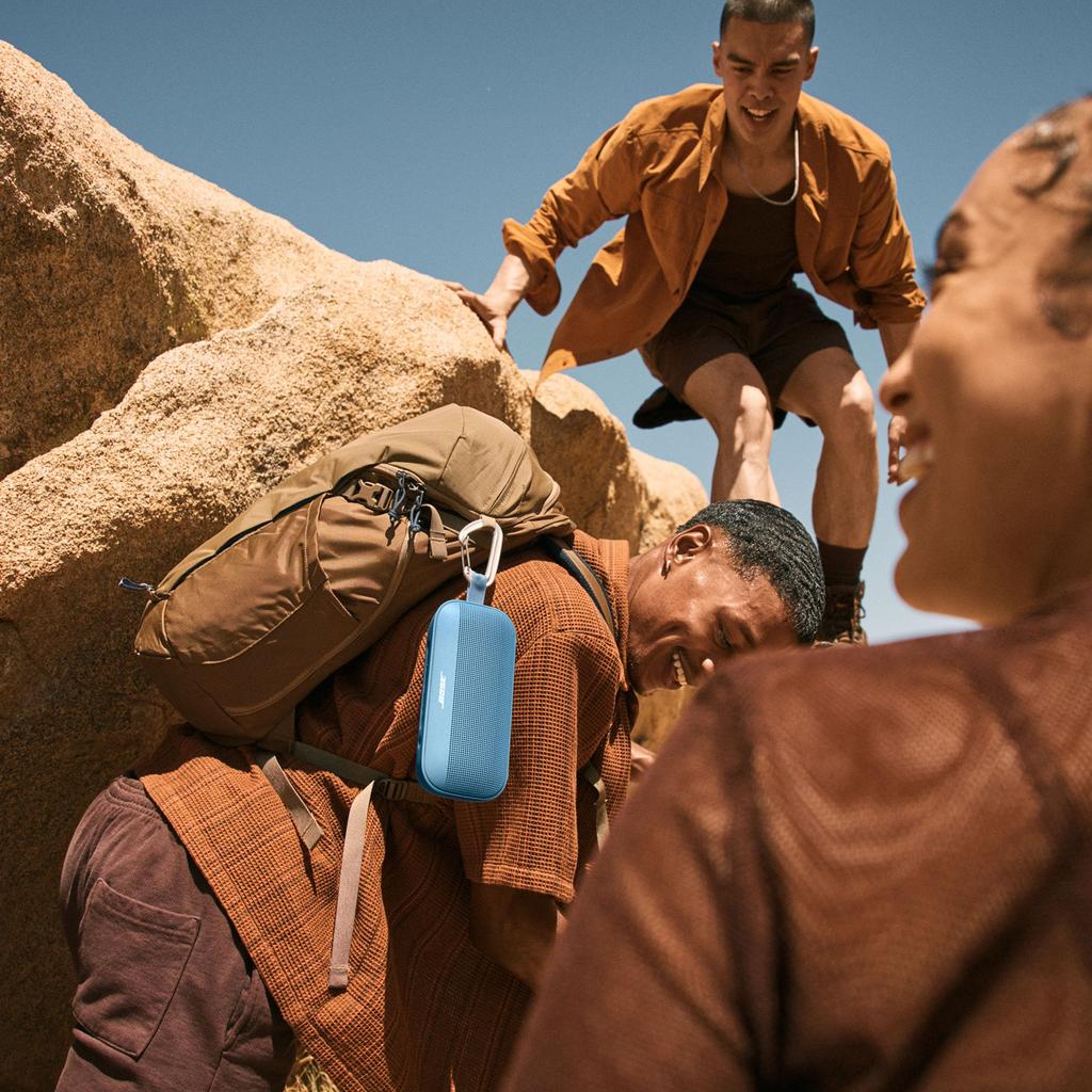 Bose SoundLink Flex Portable Bluetooth Speaker 2nd Generation Waterproof Dustproof Hi-Fi Audio 12 Hours Blue