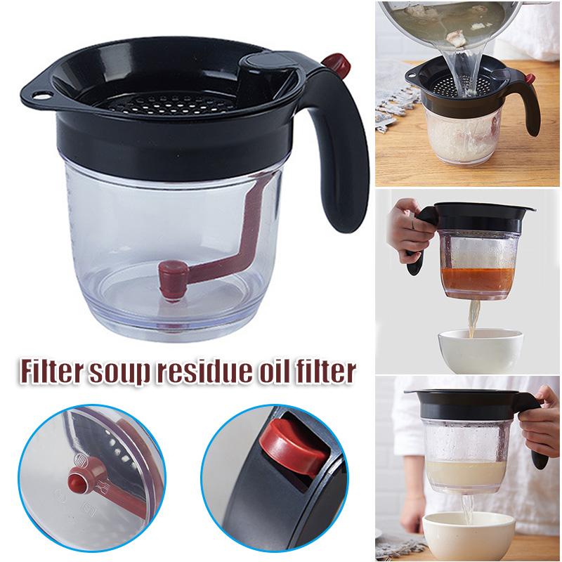 Soup Residue And Oil Filter PP Material Kitchen Tool For Home Cooking