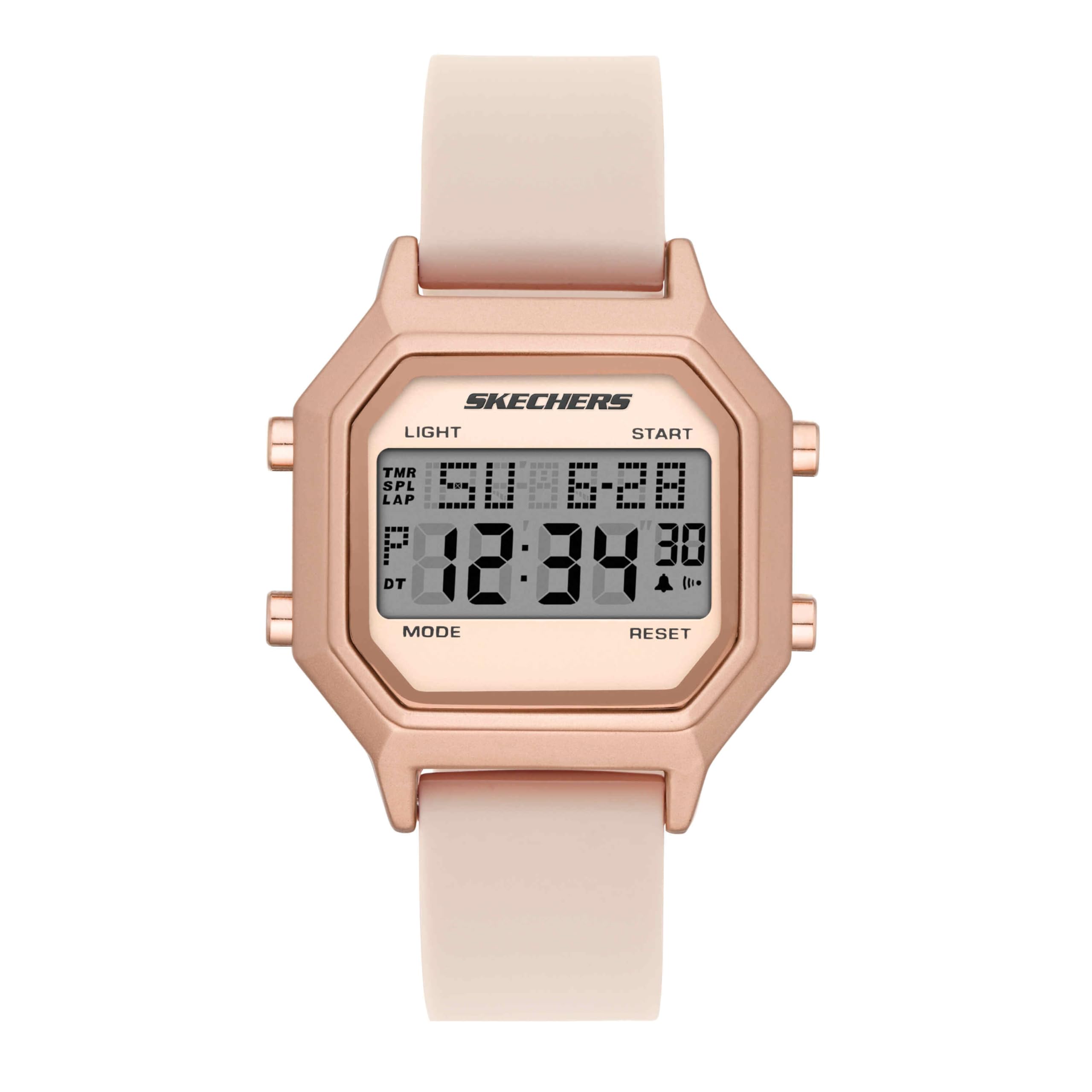 

Skechers Digital Silicone Watch SR6195 Women s рожевий