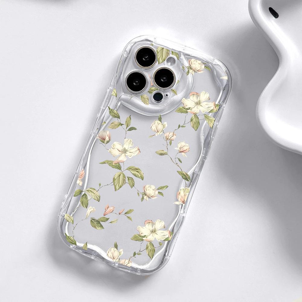 Cute Cherry Daisy Smile Print Case For Motorola Moto Edge 50 Fusion Pro Ultra G84 G14 G75 G35 G05 G15 G22 G30 G24 G54 G34 G35 Motorola Edge 50