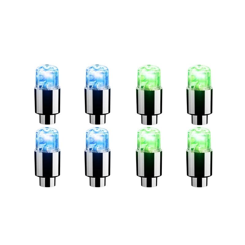 2-8Pcs Tire Valve Cap Lights Durable Tire Lights For Car Air Valve Caps With Lights For Motorcycles Bicycles Electric Vehicles Stem Caps1