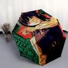 1 Stück Outdoor-Schirm mit Anime-Charakter-Design - Automatisches Öffnen/Schließen, Tragbares Dreifach faltbares Design, 8-Rippen-Eisenrahmen - Perfektes Geschenk für Fans,
