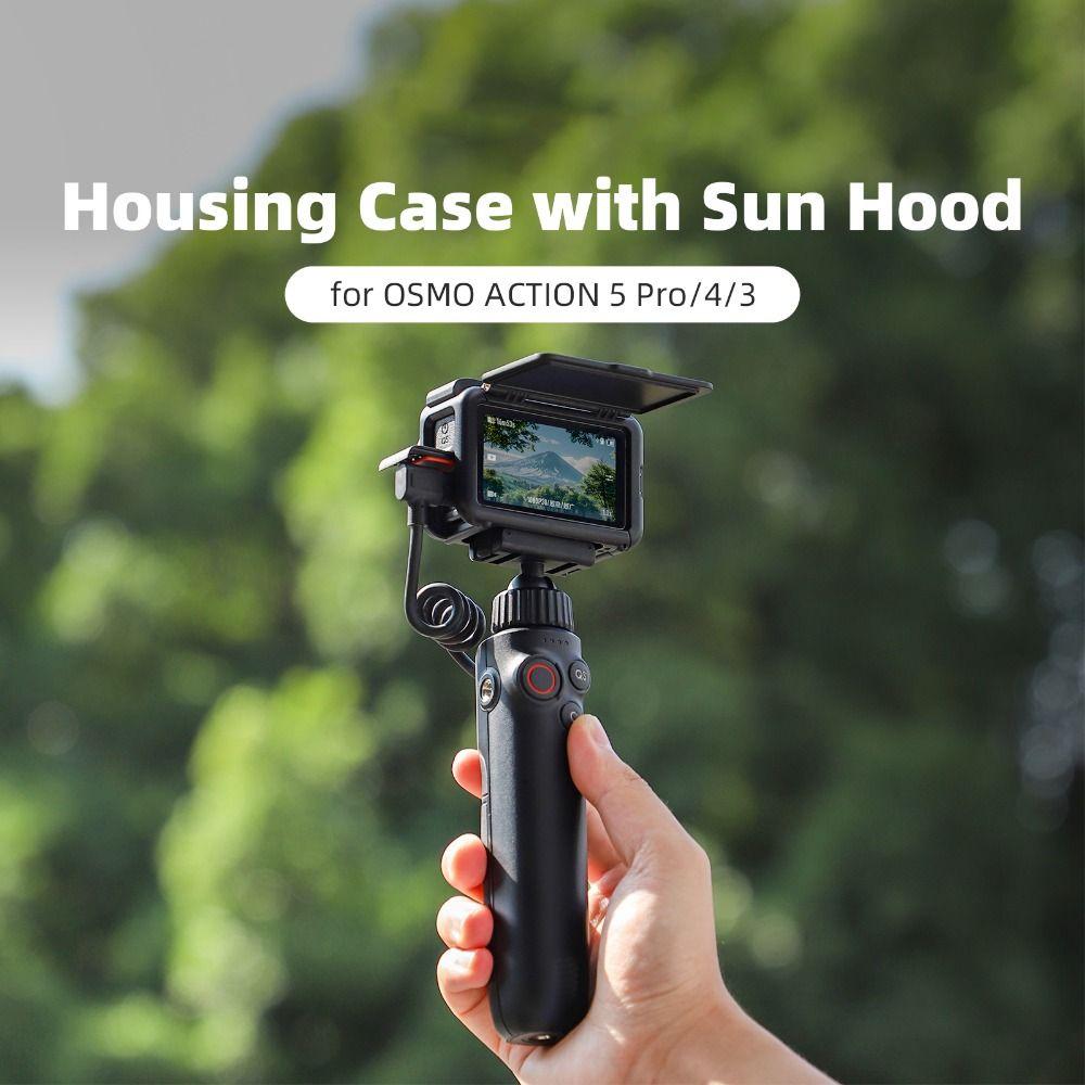 With Sunshade Rabbit Cage 2-IN-1 Protective Frame Case for DJI Osmo Action 5 Pro/4/3