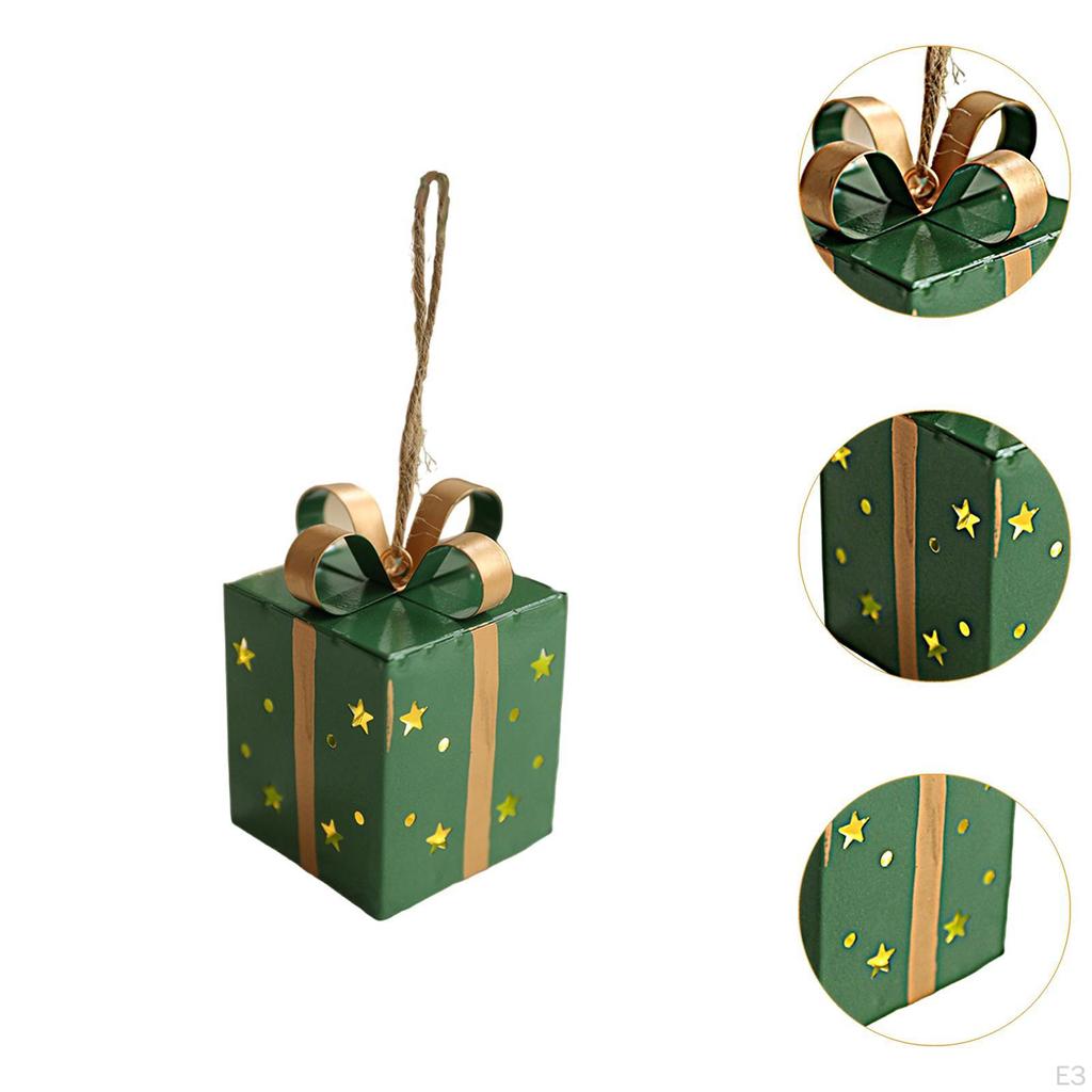 Podświetlane pudełko prezentowe jako ozdoba na choinkę