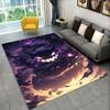 Cute Gengar Pokemon Cartoon Non-Slip Area Rug for Living Room,Bedroom,Playroom,Soft Carpet Floor Mat Home Decor Rug Kids Room