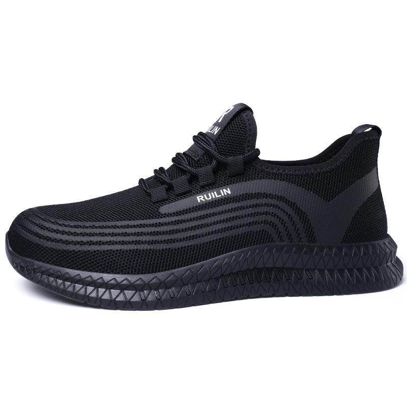 Labor Protection Shoes Men'S Anti-Smash Anti-Puncture Lightweight Soft Sole Site Safety Shoes Breathable Safety Shoes M1167