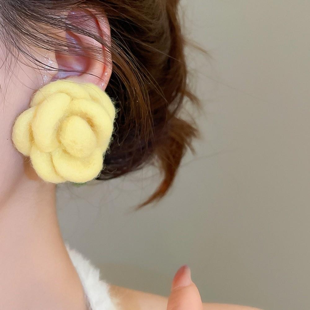 Personality Petals Floral Ear Studs Ear Accessories Earring Jewelry Flower Stud Earrings Gift