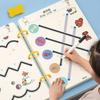 Preschool Handwriting Practice Book with 36 Reusable Pages for Fine Motor Skills and Writing Training