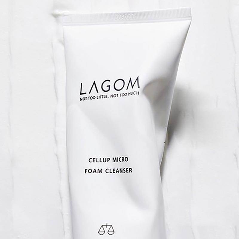 LAGOM Cellup Micro Foam Cleanser 150ml – Deep Pore Purifying & Moisturising Cleanser, Korean