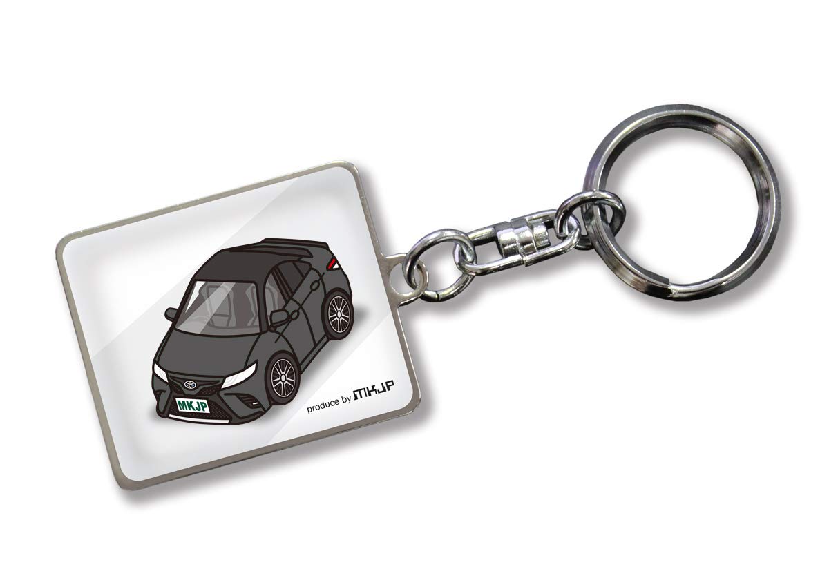 

MKJP Custom Keychain Toyota Camry WS AXVH70 Base: White Car Color: Black чёрный