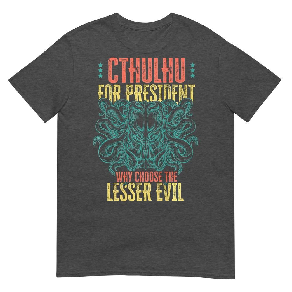 Cthulhu Für Präsident Warum das Kleinere Übel Wählen Selection Premium T-Shirt