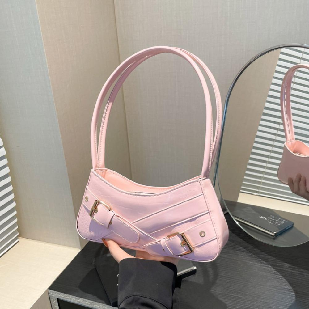 New Design Y2k Shoulder Bags Harajuku Spicy Girls Handbag Sweet Cool Belt Buckle Armpit Bag  Women