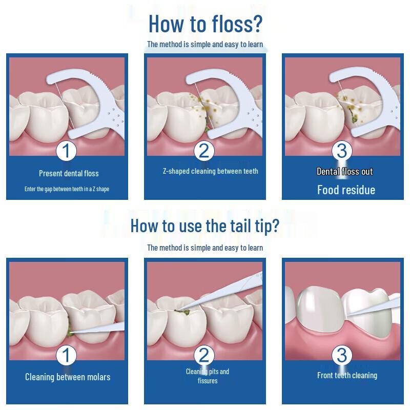 Little Deer Mom Dental Floss Sticks