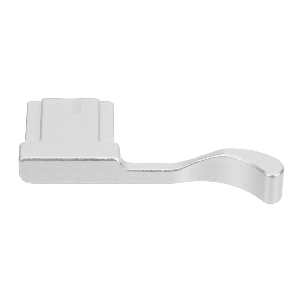 Thumb Up Grip Fit for Fujifilm X100VI X100V X100F Camera Metal Hot Shoe Hand Rest Grip Silver