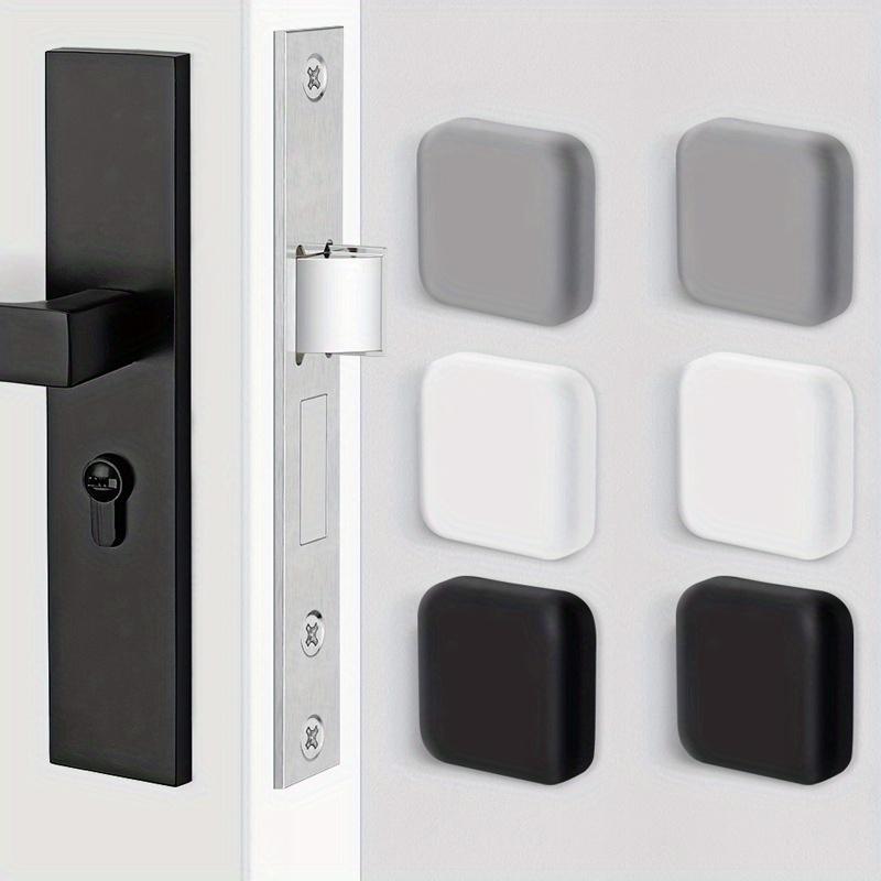 Self-Adhesive Silicone Door Stopper Wall Protectors - Touch-Controlled,Anti-Shock Buffer Guards for Door Handles,Door Protection
