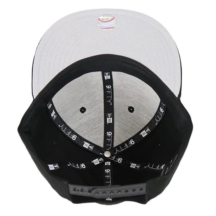 New Era 9FIFTY MLB Cap Mens Snapback Baseball Cap NY Black X White
