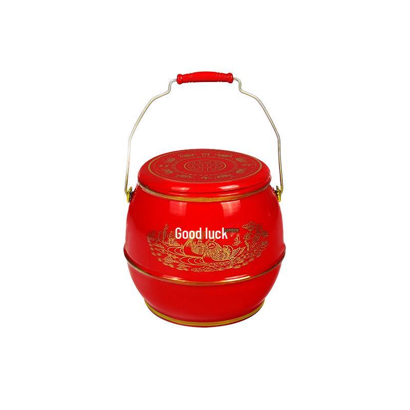 Large Plastic Bride's Dowry Bucket - Wedding Room Ornament for Harmony