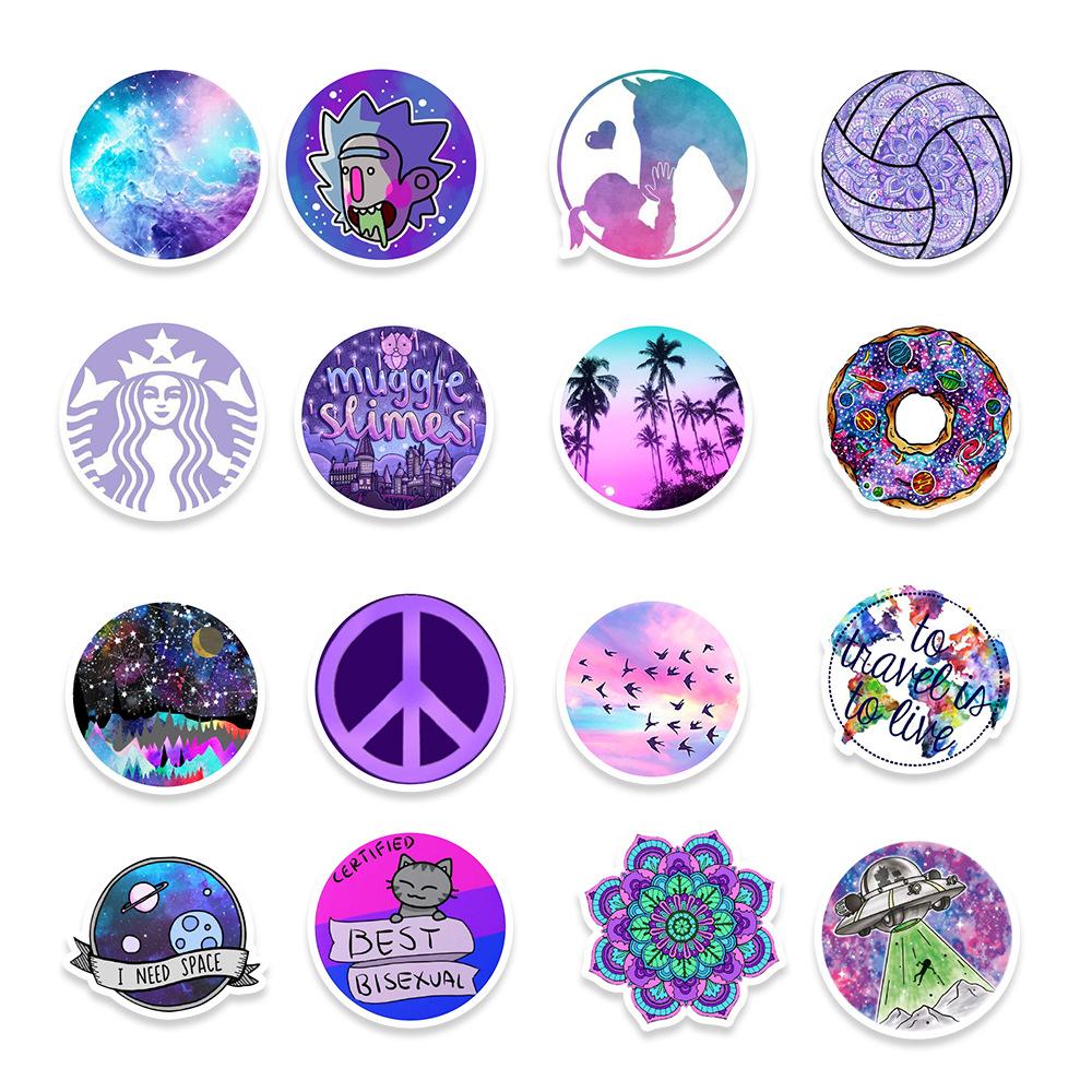 103 Pictures of Lan Zi Xiao Fresh Graffiti Stickers Balance Bike Motorcycle Helmet Skateboard Water Cup Decoration Stickers