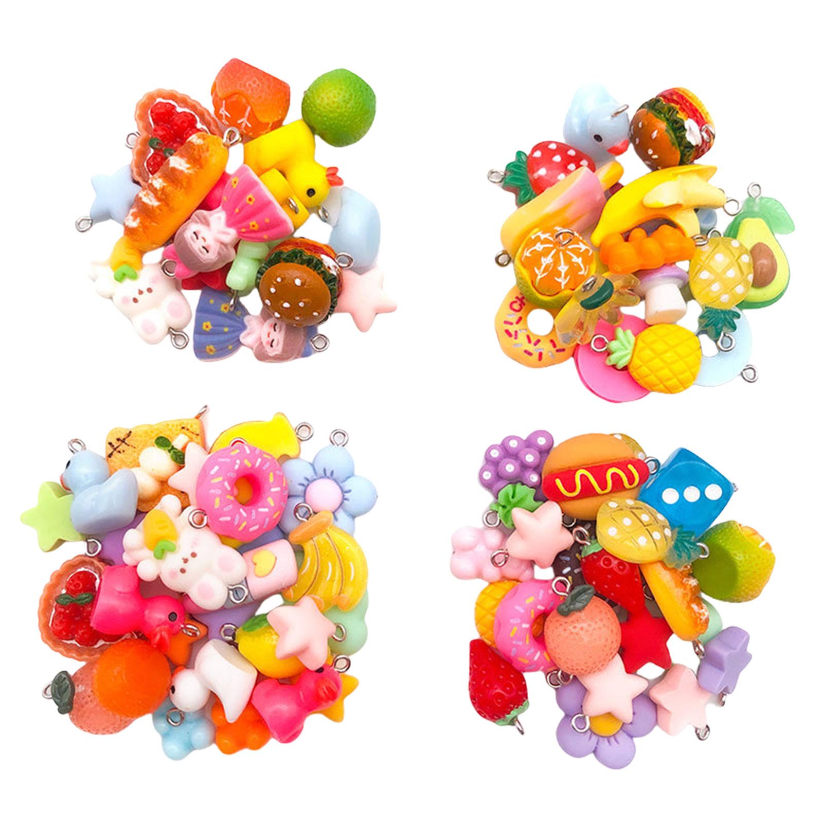 

Упаковка из 20 разноцветных бусин в случайном порядке для ожерелья, браслета, изготовления ювелирных изделий, стильных аксессуаров для подвесок из смолы