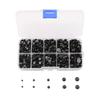 100-500Pcs New 3-8mm Half Round Beads Black Round Plastic Eyes Accessories DIY Crafts Toy Eye Bead Children Kids