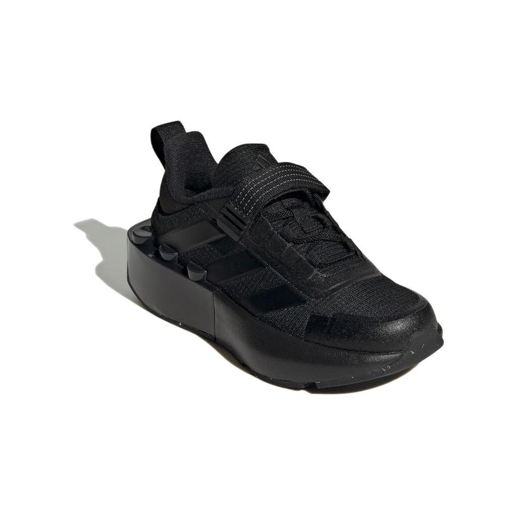 (GS) adidas Tech Runner x LEGO 'Triple Black' Kids' ID9529