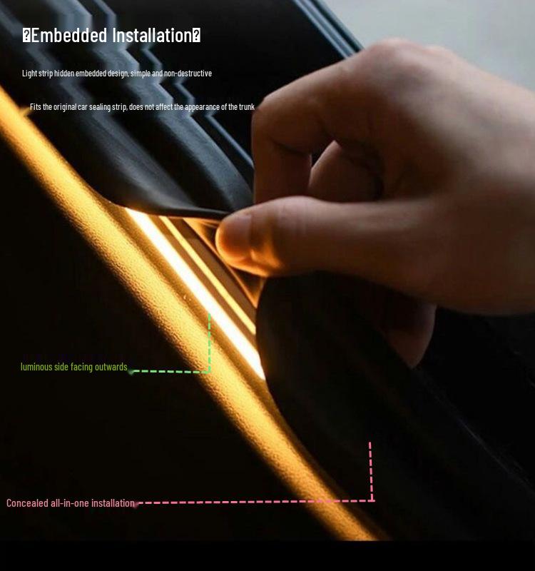 Model Y Trunk Decorative Ambient Light Strip with Magnetic Induction Switch