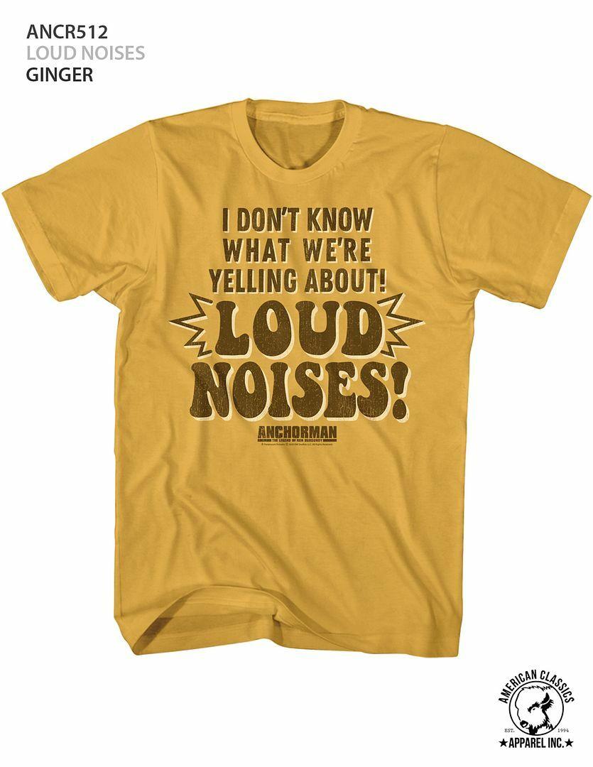 

Anchorman Loud Noises Ginger Adult T-Shirt Mens Womens Tees Top 4XL