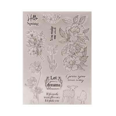 Clear Silicone Scrapbooking Seals for Crafting and Journaling With Clear Silicone Materials Flexible Designs