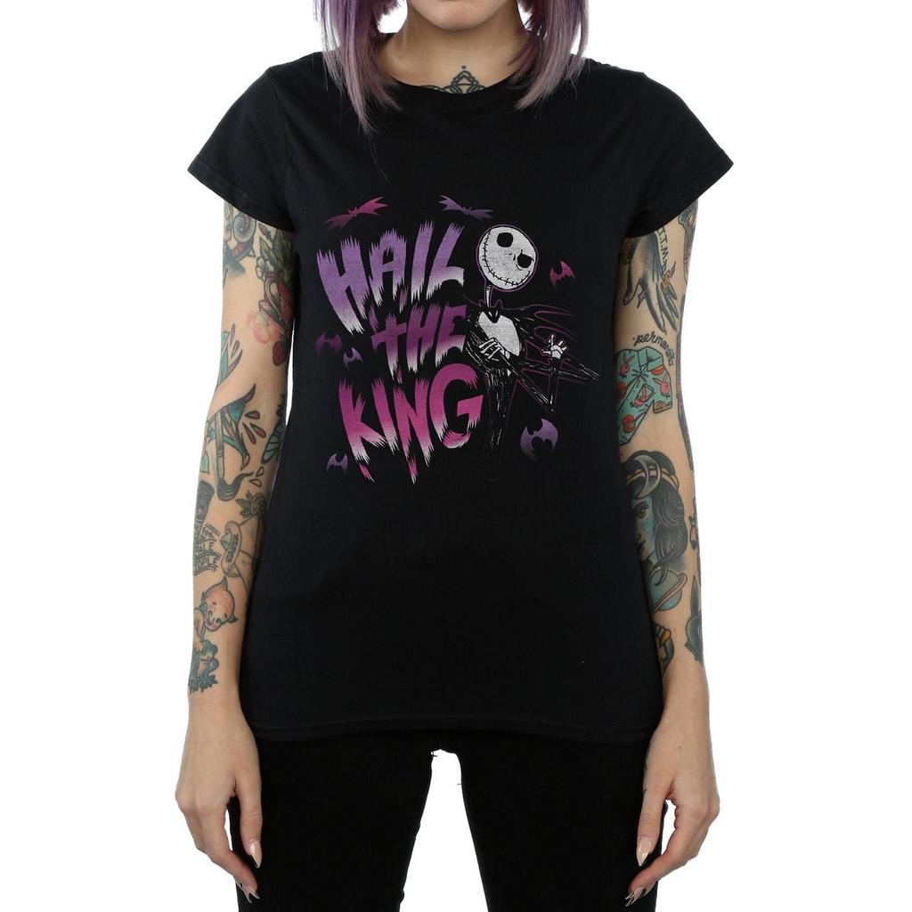 Disney Dámské/Dámské noční můra před Vánocemi Tričko Hail The King Cotton