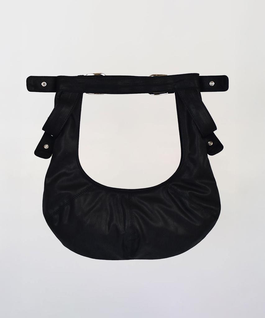 Yujeong Ring Buckle Bag (Satin Black)