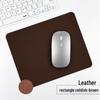 Customizable Multi-Color PU Leather Mouse Pad - Durable, Dirt-Resistant, Available In Square or Round Shapes.
