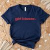 Lesbian Girl Kisser Pride LGBTQ WLW Pansexual Bisexual T-Shirt Y2k Shirt Streetwear Retro Short Sleeves Shirts Unisex Casual Tops