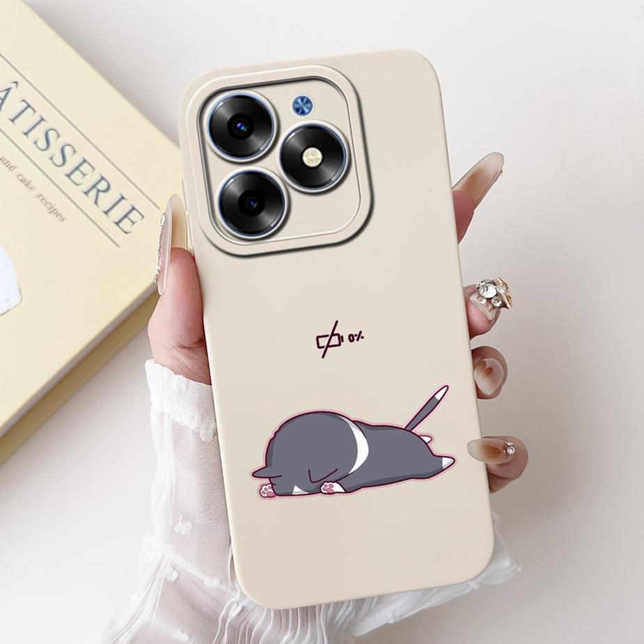For Tecno Spark 20C Case Spark20 Pro KJ6 Cute Animals Carton Cover Soft TPU Phone Case For Tecno Spark 20 Pro Plus Spark20 Shell