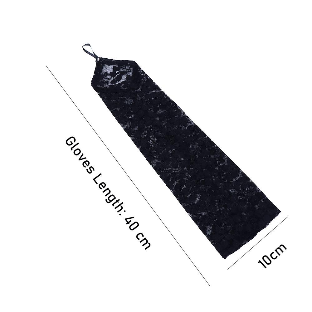 Party Wedding Elbow Women Silky Thin Gloves Long Lace Gloves Women Gloves Fingerless Mitten