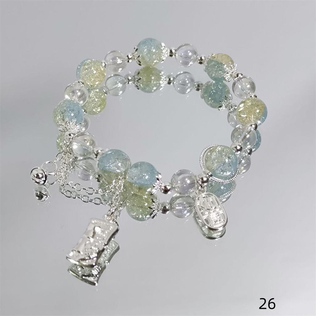 Mori Style Starry Sky Crystal Butterfly Bracelet - Elegant, Versatile Fairy Design for Women and Best Friends