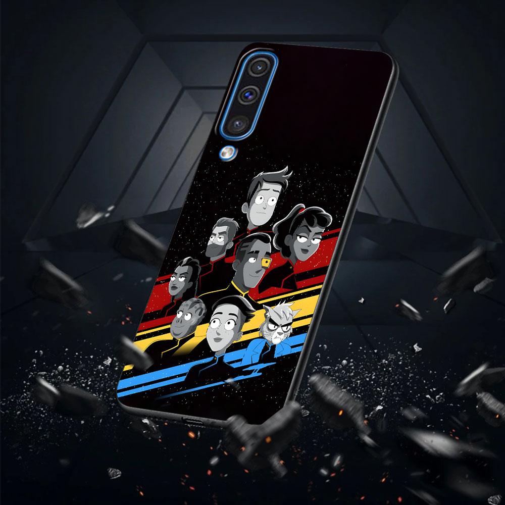 Star Trek Lower Decks Case for Samsung Galaxy A03 A04s A20 A30 A20e A70 A70s A50 A40 A30s A50s A20s A10s TPU Black Phone Cover