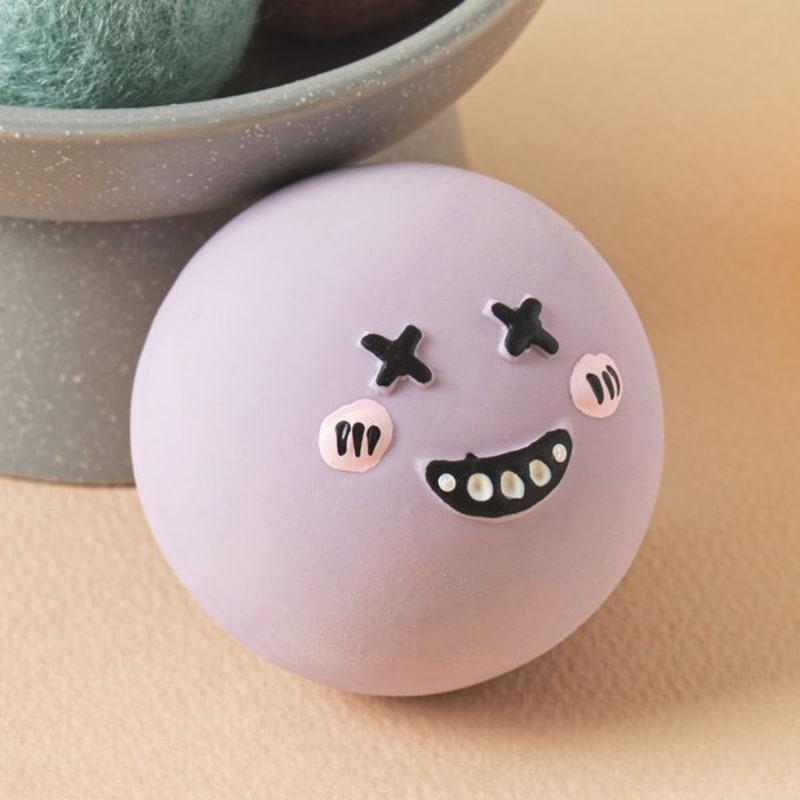 [Pet] Expression Latex Toy Purple