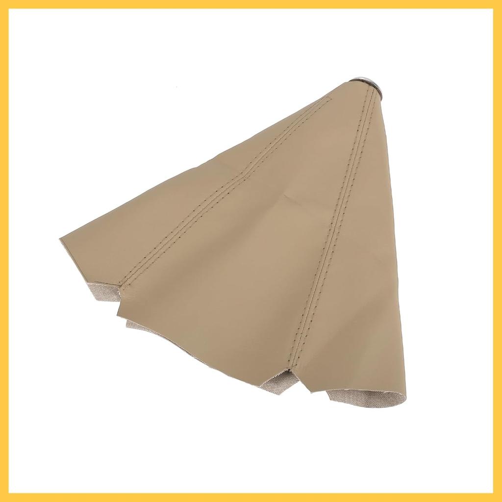 Shift Boot Cover Dust Proof Universal for Vehicle Car Beige PU Leather Auto Replacement Parts