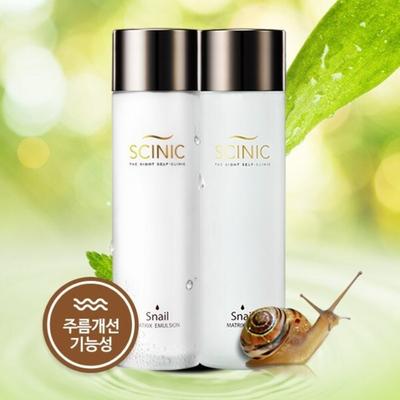 SCINIC Snail Matrix Skin Emulsion 2 kusy Set