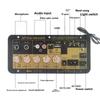 Dual Microphone Bluetooth Amplifier Multi-functional Stereo Amplifier Board Subwoofer Amplifier