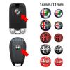 5/10 Piezas 14mm Para Giulia Stelvio MiTo Giulietta Tonale ALFA Emblema de Logo de Coche Pegatina Decorativa Accesorios para Llave Remota