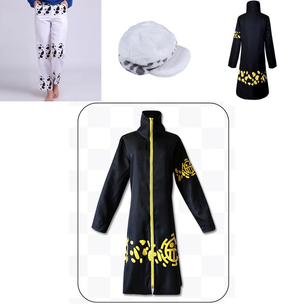 High-quality One Piece Trafalgar Law Anime Costume With Breathable Cloak And Pants
