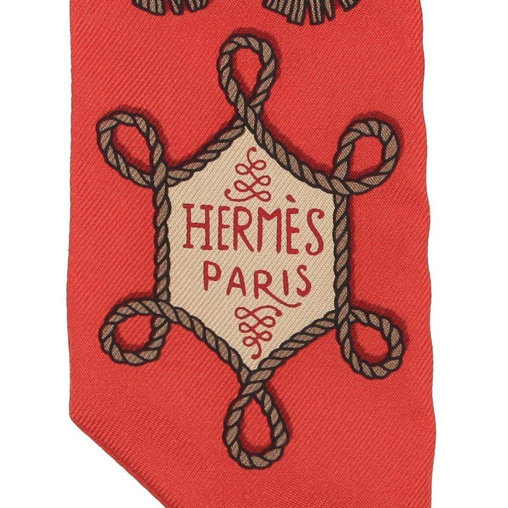 Scarf Bandana Twilly Multicolor Red H063698 S 04 [Hermes] Women's [Item]