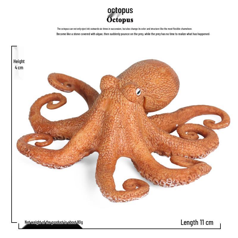 Children s Cognitive Marine Animal Toy - Octopus & Squid Model
