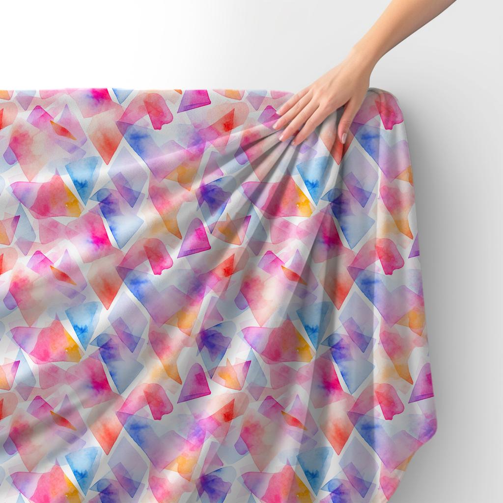 Royal Samt Stoff Polyester Zum Nähen - Motiv Abstraktion - Rdx2603