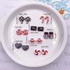 50pcs Resin Mini Colorful Christmas Decor Cartoon Magic Wand Cake Popsicle Figurine Flatback Stone Nail Art Scrapbook DIY Crafts