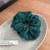 Fluffy Pleated Scrunchie Large Intestine Hair Tie For Women High Ponytail Elastic Big Hair Ring Girl French Headdress Headwear