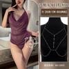 Sex Underwear Nightclub Style Sexy Suspender Pure Desire Mesh Swing Collar Sex Belly Pocket Perspective Woman