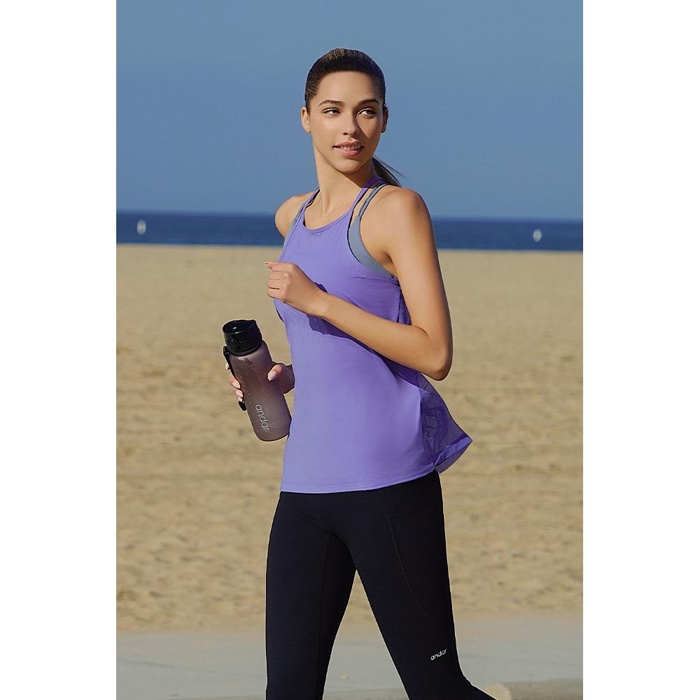 

Andar See Through Mesh Back Sleeveless S/blacks